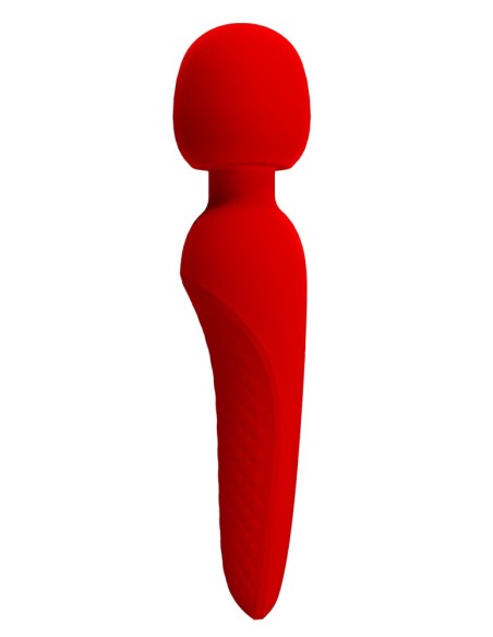 Wand Meredith 21.5cm Tête 50mm Rouge | FetishXplore