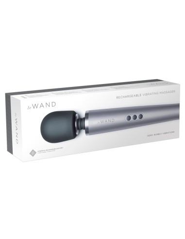 Wand Original 33cm Tête 62mm Gris Le Wand | FetishXplore
