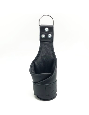 Menottes Suspension Cuir Mains Pieds - The Red | FetishXplore