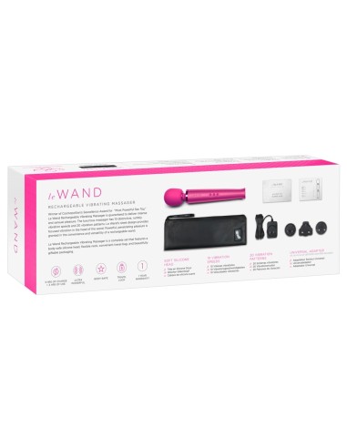 Wand Original 33cm Tête 62mm Rose Le Wand | FetishXplore
