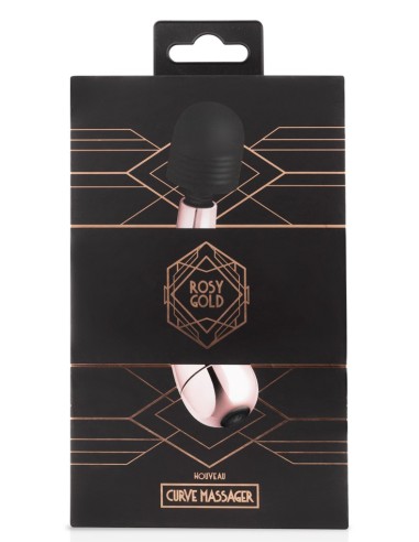 Mini Wand Curve Massager 13 x 3 cm 30mm Rosy Gold | FetishXplore