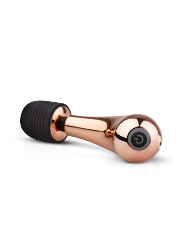 Mini Wand Curve Massager 13 x 3 cm 30mm Rosy Gold | FetishXplore