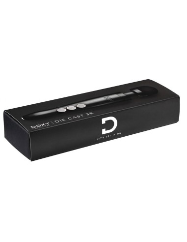 Wand Doxy Die Cast 3R 28cm - Tête 45mm Noir | FetishXplore