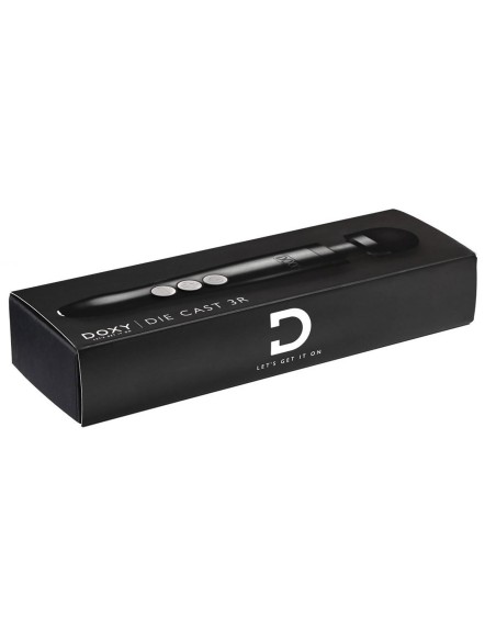 Wand Doxy Die Cast 3R 28cm - Tête 45mm Noir | FetishXplore