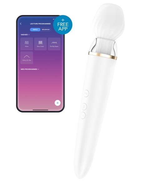 Double Wand-er Satisfyer 33cm White