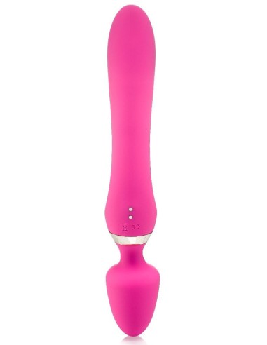 Vibro Wand Three Double 12.5 x 4cm Rose Zenn | FetishXplore