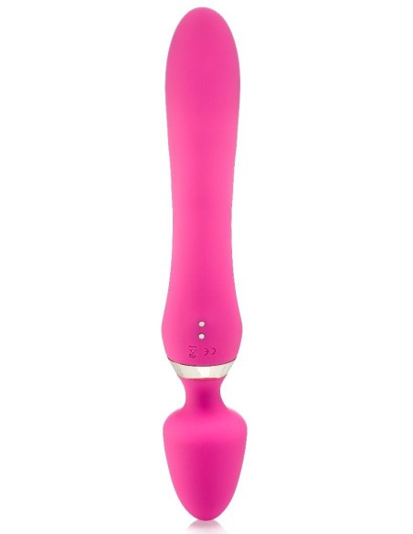 Vibro Wand Three Double 12.5 x 4cm Rose Zenn | FetishXplore