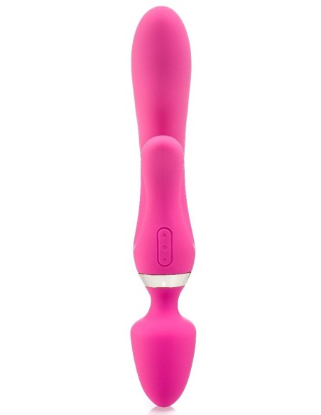 Vibro Wand Three Double 12.5 x 4cm Rose Zenn | FetishXplore