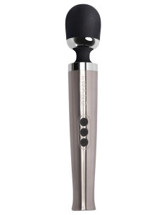 Wand Die Cast Rechargeable 29cm Tête 51mm Gris | FetishXplore