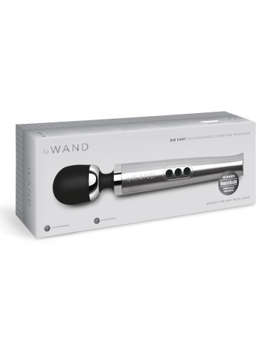 Wand Die Cast Rechargeable 29cm Head 51mm Grey
