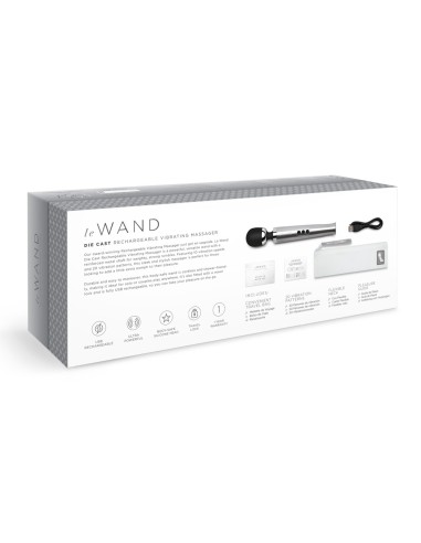 Wand Die Cast Rechargeable 29cm Head 51mm Grey
