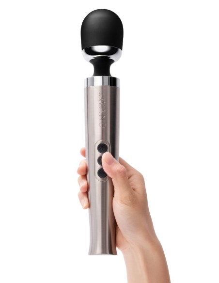 Wand Die Cast Rechargeable 29cm Head 51mm Grey