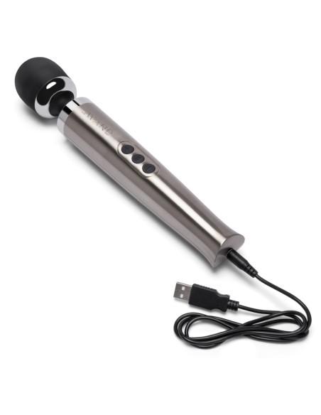 Wand Die Cast Rechargeable 29cm Head 51mm Grey