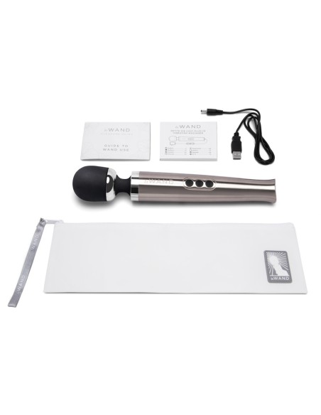 Wand Die Cast Rechargeable 29cm Head 51mm Grey