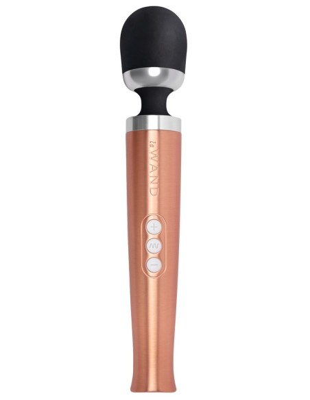 Wand Die Cast Rechargeable 29cm Tête 51mm Doré | FetishXplore