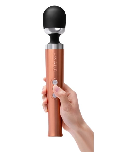 Wand Die Cast Rechargeable 29cm Tête 51mm Doré | FetishXplore