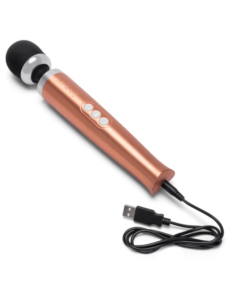 Wand Die Cast Rechargeable 29cm Tête 51mm Doré | FetishXplore