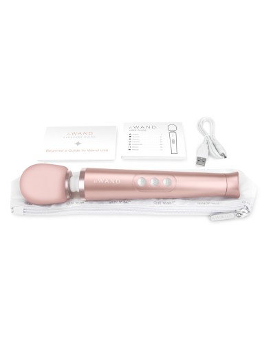 Wand Petite 25cm - Tête 47mm Rose Gold | FetishXplore