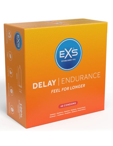 Préservatifs Retardants Delay Endurance x48 Exs | FetishXplore