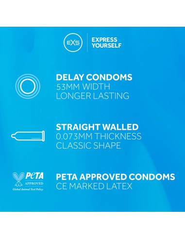 Préservatifs Retardants Delay Endurance x48 Exs | FetishXplore