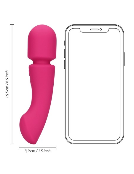 Mini Wand Double Side 16 cm Rose | FetishXplore
