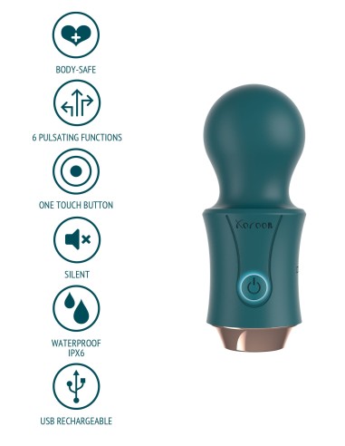 Mini Wand Traveller Wand 10.5cm Vert | FetishXplore