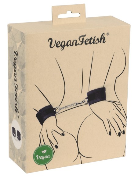 Menottes Poignets Vegan Fetish BDSM Ajustables | FetishXplore