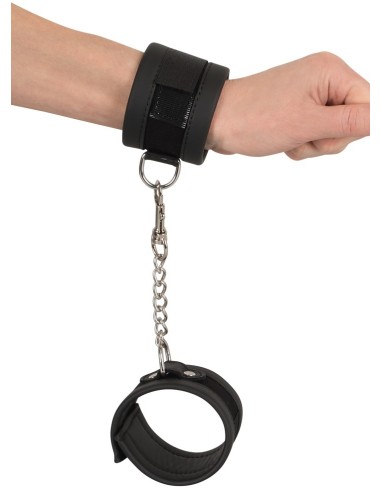 Menottes Poignets Vegan Fetish BDSM Ajustables | FetishXplore