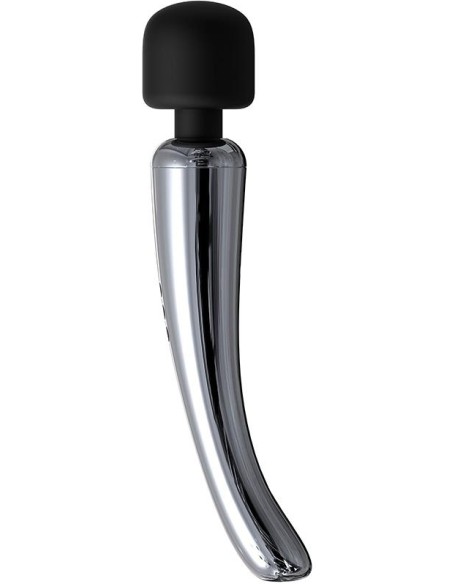 Stimulator Wand Silvery 30 cm - Head 55 mm Silver