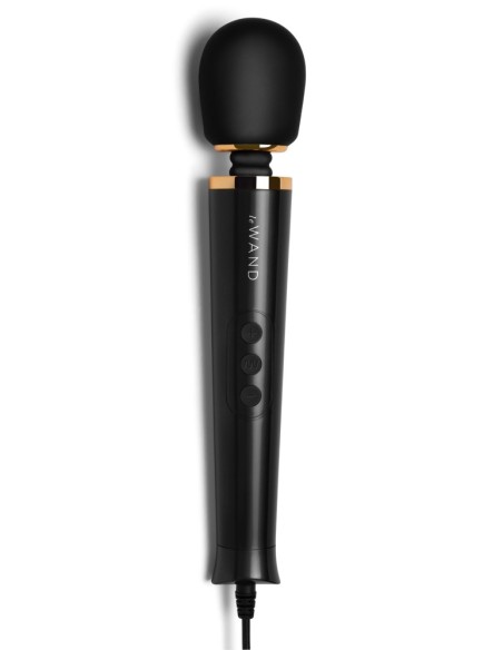 Wand Powerful Petite Plug-in 25cm Tête 47mm Noir | FetishXplore