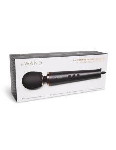 Wand Powerful Petite Plug-in 25cm Tête 47mm Noir | FetishXplore 2