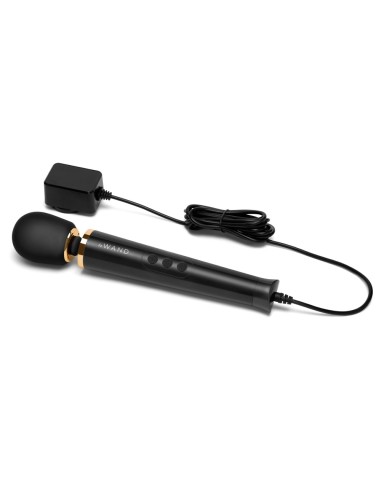 Wand Powerful Petite Plug-in 25cm Tête 47mm Noir | FetishXplore