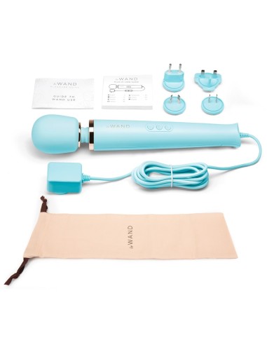 Wand Powerful Plug-In 34cm - Head 62mm Sky Blue