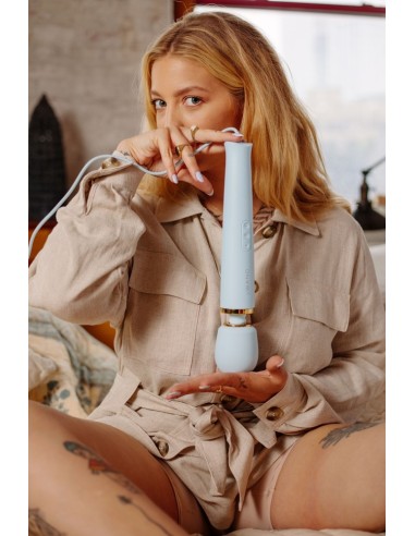 Wand Powerful Plug-In 34cm - Head 62mm Sky Blue