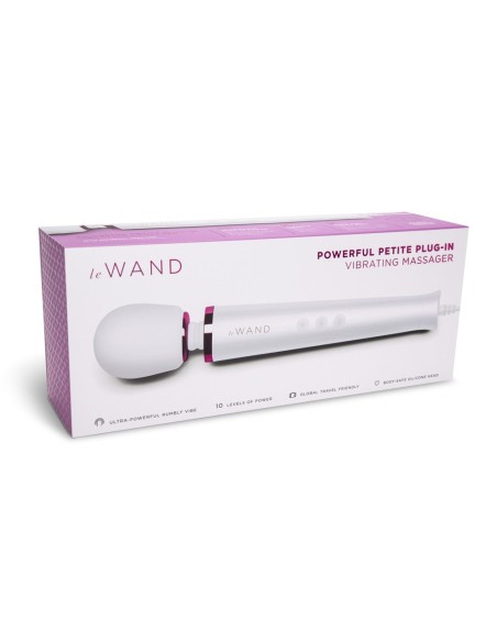 Wand Powerful Petite Plug-In 25cm Head 47mm White