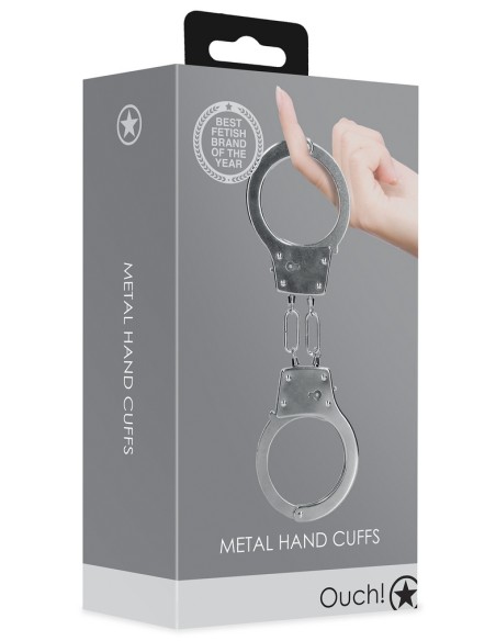 Menottes Métal Realcuffs Ajustables Double Chaînette | FetishXplo