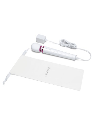 Wand Powerful Petite Plug-In 25cm Head 47mm White