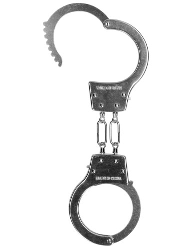 Menottes Métal Realcuffs Ajustables Double Chaînette | FetishXplo