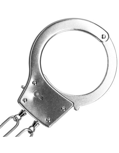 Menottes Métal Realcuffs Ajustables Double Chaînette | FetishXplo