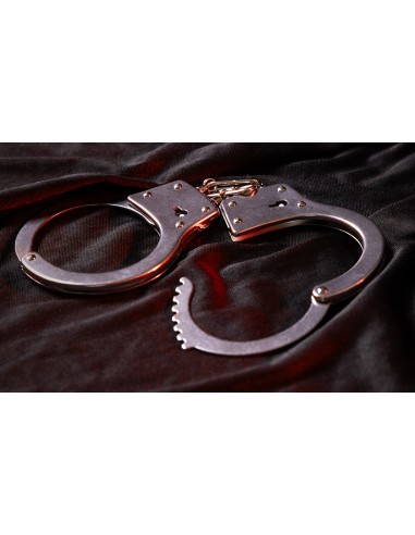 Menottes Métal Realcuffs Ajustables Double Chaînette | FetishXplo