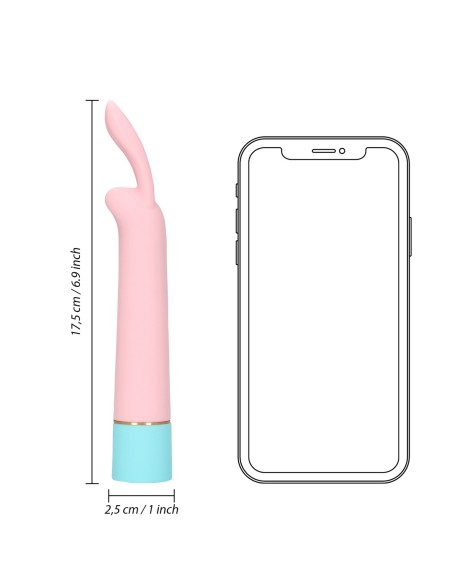 Mini Vibro Little Rabbit 13 x 2.5 | FetishXplore