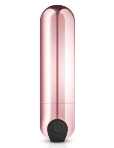 Mini Vibro Bullet Vibrator 7.5 x 2 cm Rosy Gold | FetishXplore