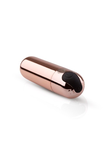Mini Vibro Bullet Vibrator 7.5 x 2 cm Rosy Gold | FetishXplore