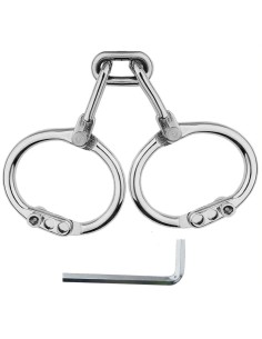 Menottes Poignets Métal Third Strict - KinkGear | FetishXplore