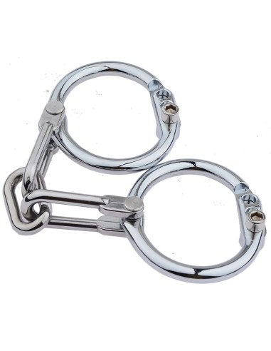 Menottes Poignets Métal Third Strict - KinkGear | FetishXplore