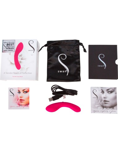 Mini Vibro Swan 12cm Rose | FetishXplore