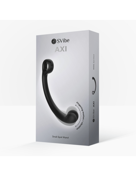 Stimulateur Prostatique Vibrant AXI Noir - SnailVibes | FetishXplore
