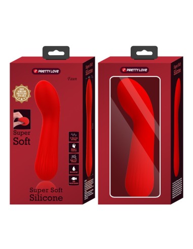 Faun Vibrating Prostate Stimulator 14 x 3.4cm Red