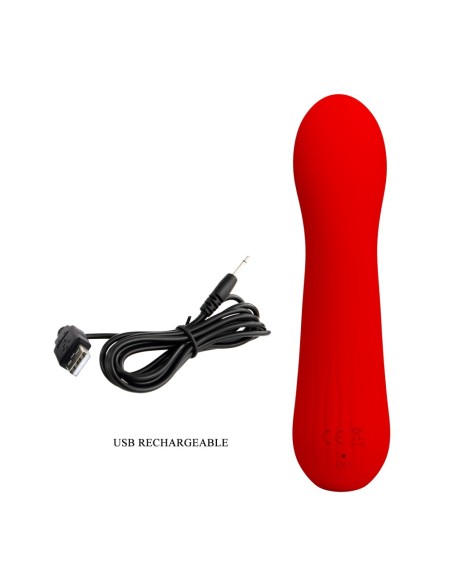 Faun Vibrating Prostate Stimulator 14 x 3.4cm Red