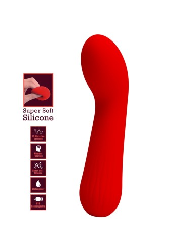 Faun Vibrating Prostate Stimulator 14 x 3.4cm Red